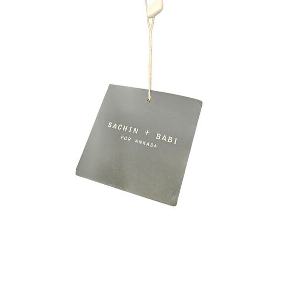 NEW Sachin + Babi Ankasa 4 Navy White Ikat Beaded Sheath Dress Sequin - Picture 5 of 6